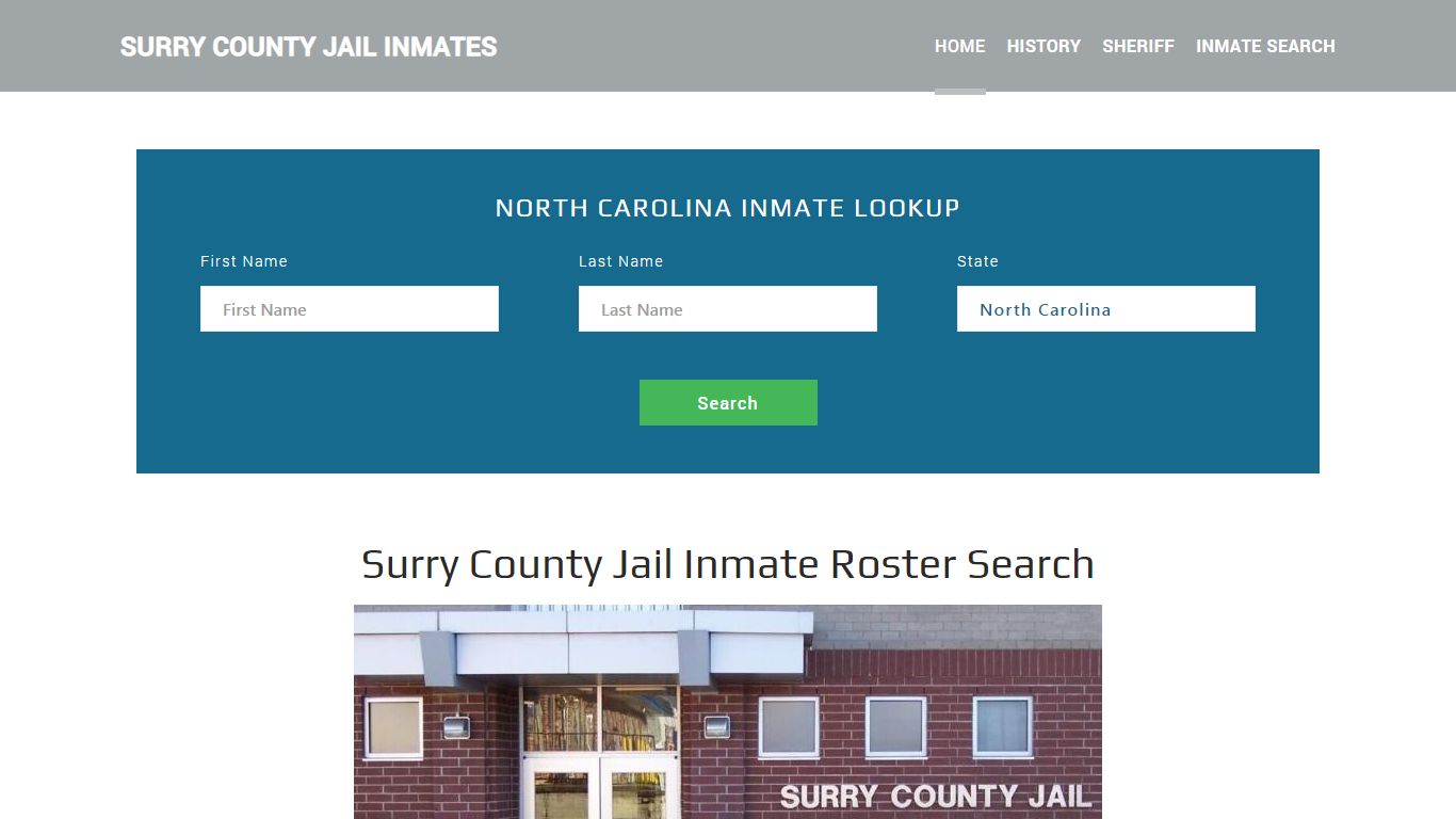 Surry County Jail Inmate Roster Lookup, Dobson, NC